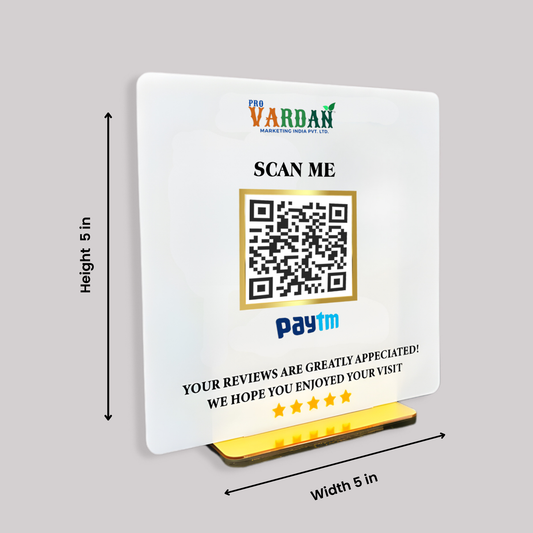 1 QR Smart Payment Standee