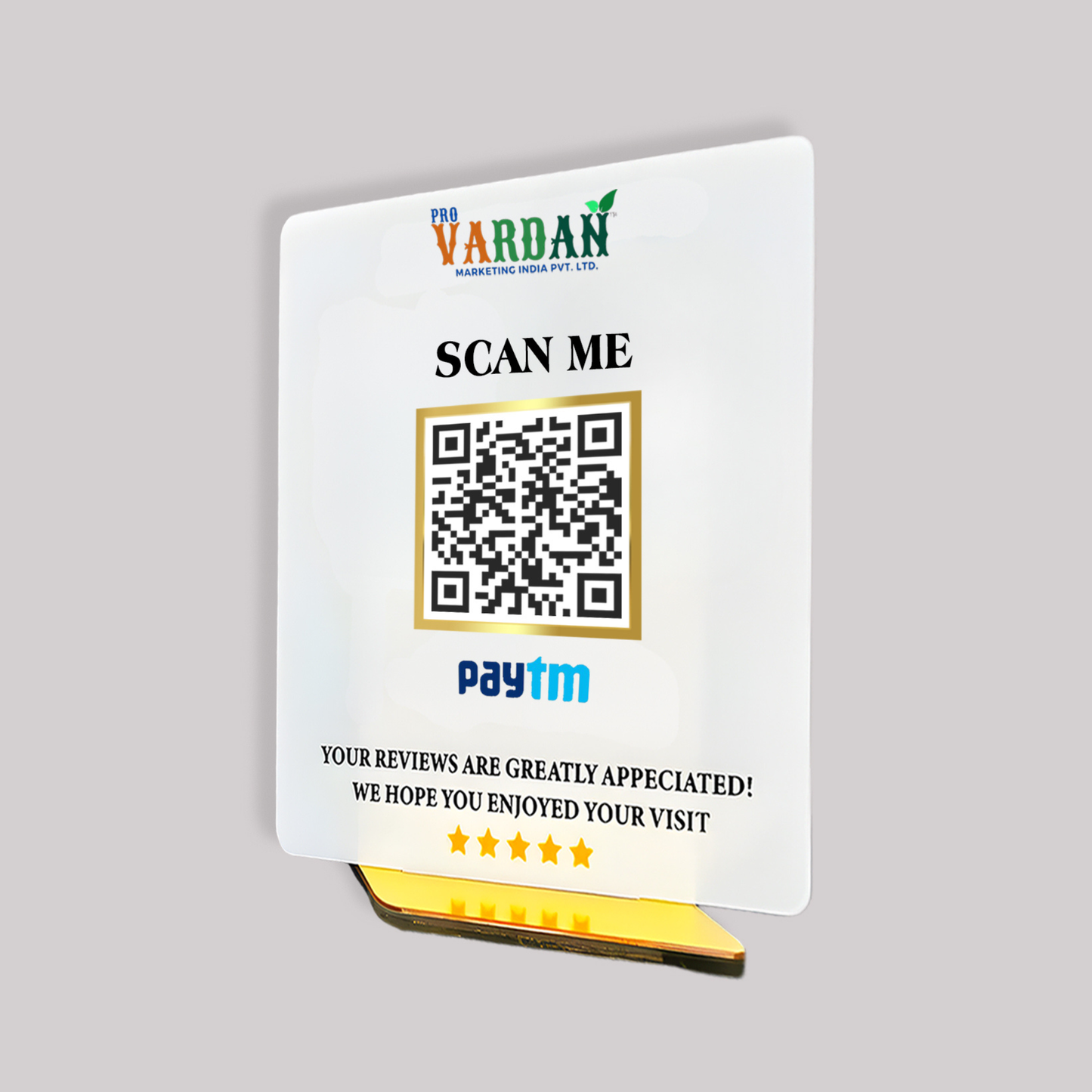 1 QR Smart Payment Standee