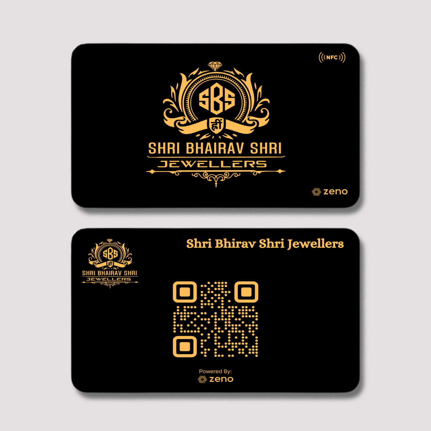 AI Matt Black Business Card