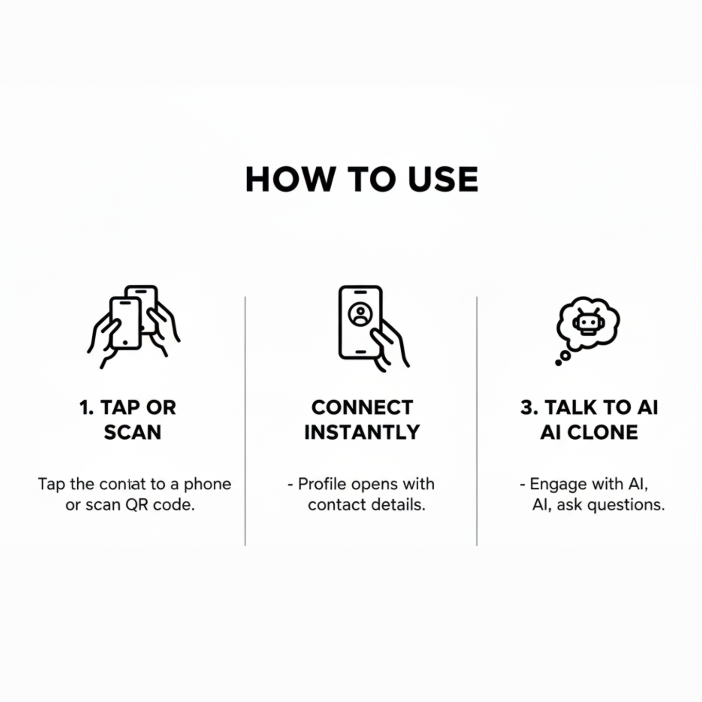 AI Matt Black Business Card