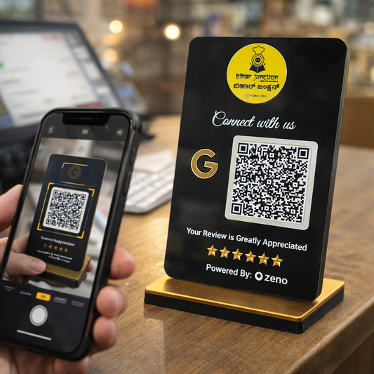 Customers se Bina bole Google Reviews Lene Wala Counter Standee