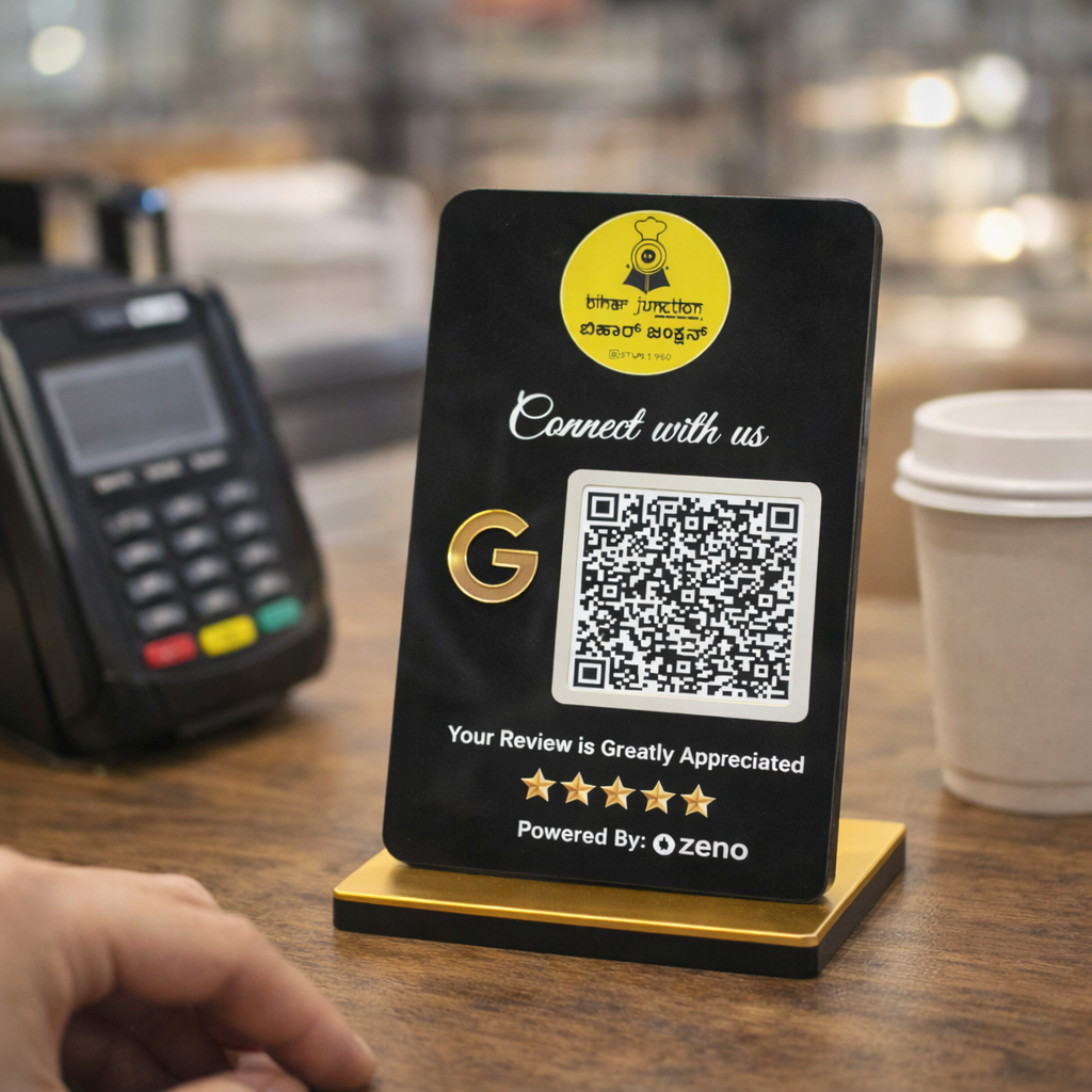 Customers se Bina bole Google Reviews Lene Wala Counter Standee