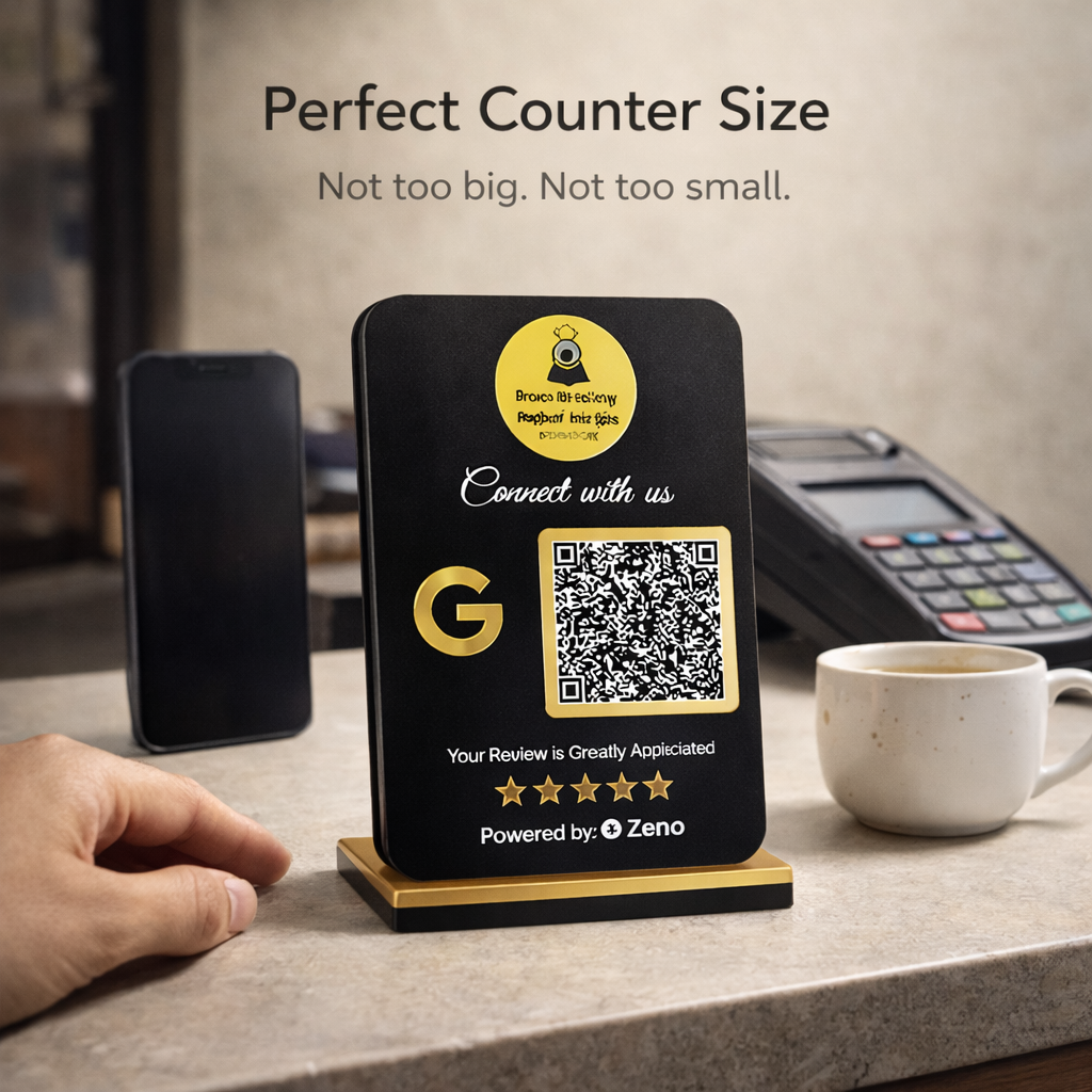 Customers se Bina bole Google Reviews Lene Wala Counter Standee