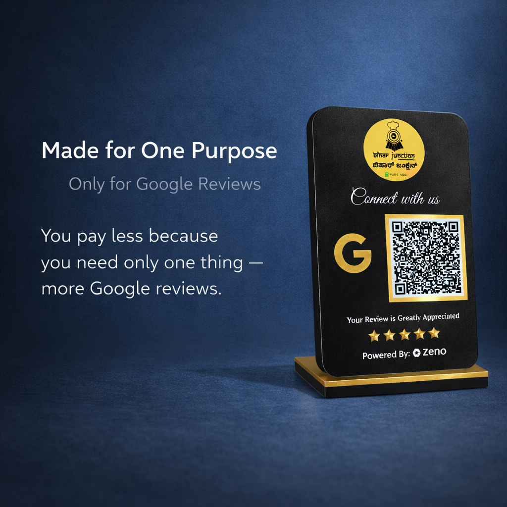 Customers se Bina bole Google Reviews Lene Wala Counter Standee